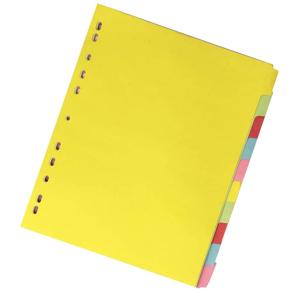 12 Divisórias de Índice A4 com - Tab Divider A4 avaliação e preço