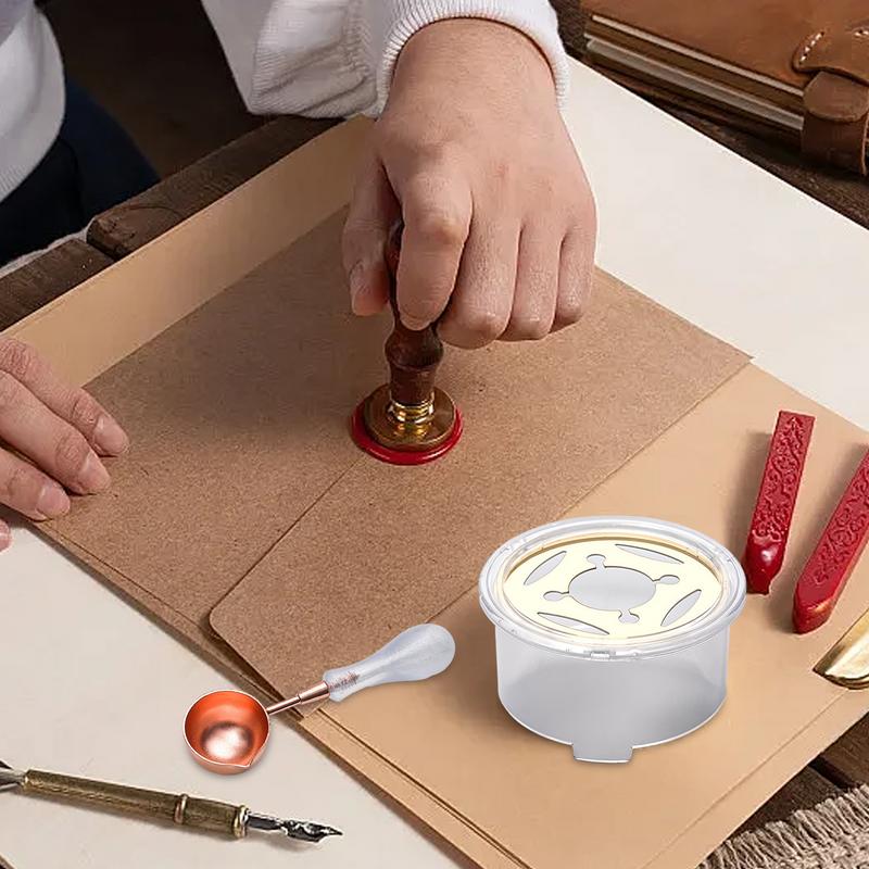 Selagem Cera Melter Colher Aqu - Wax Seal Stamp Set avaliação e preço