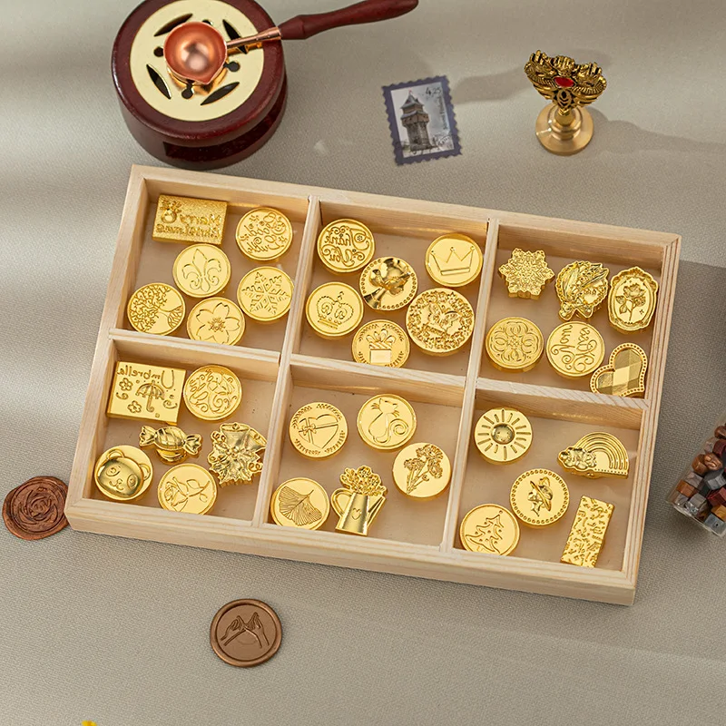 Selos de cera de natal selagem - Wax Seal Stamp Set avaliação e preço