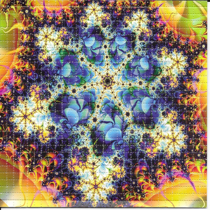 Fractal psicodélico lsd ácido  - Ink Blotter Paper avaliação e preço