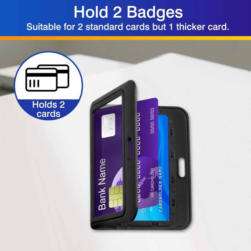 Pacote com 3 Porta-Crachás Hor - Index Card Holder avaliação e preço