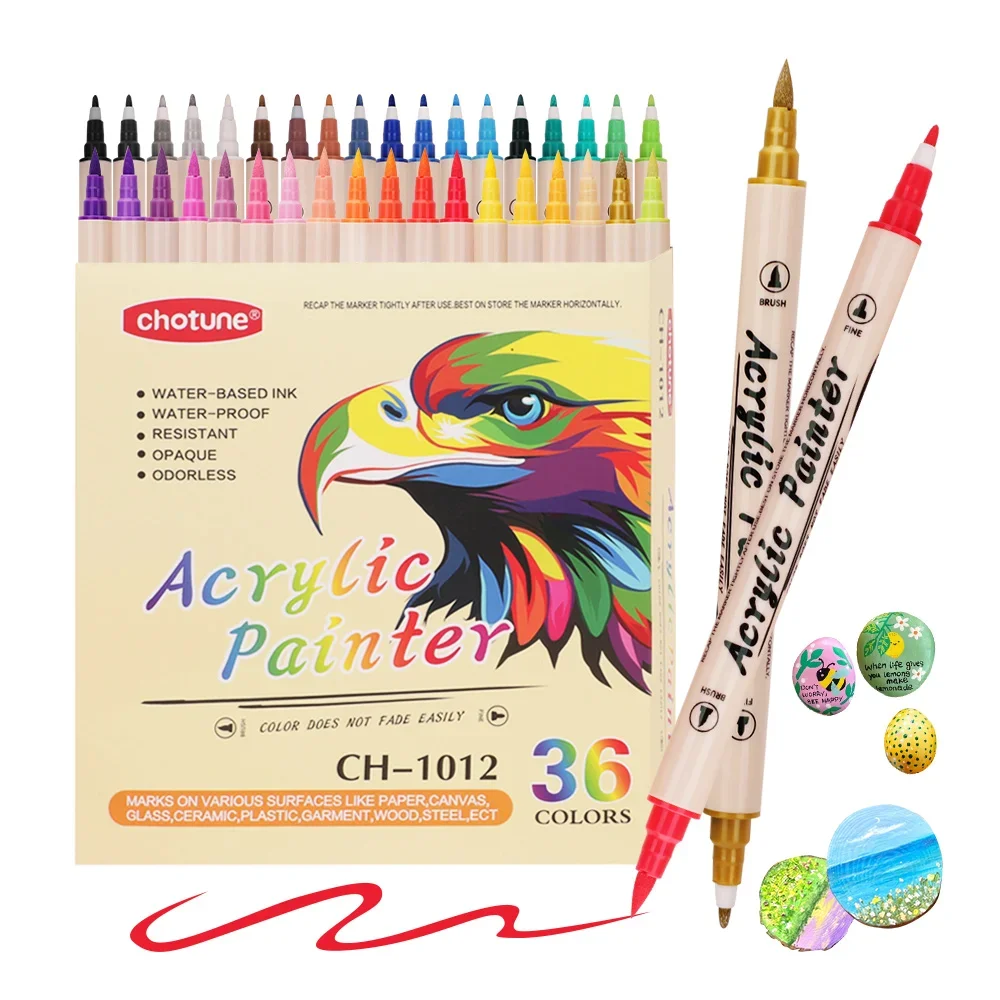 12-36 cores marcadores de tint - Correction Pen Fine avaliação e preço