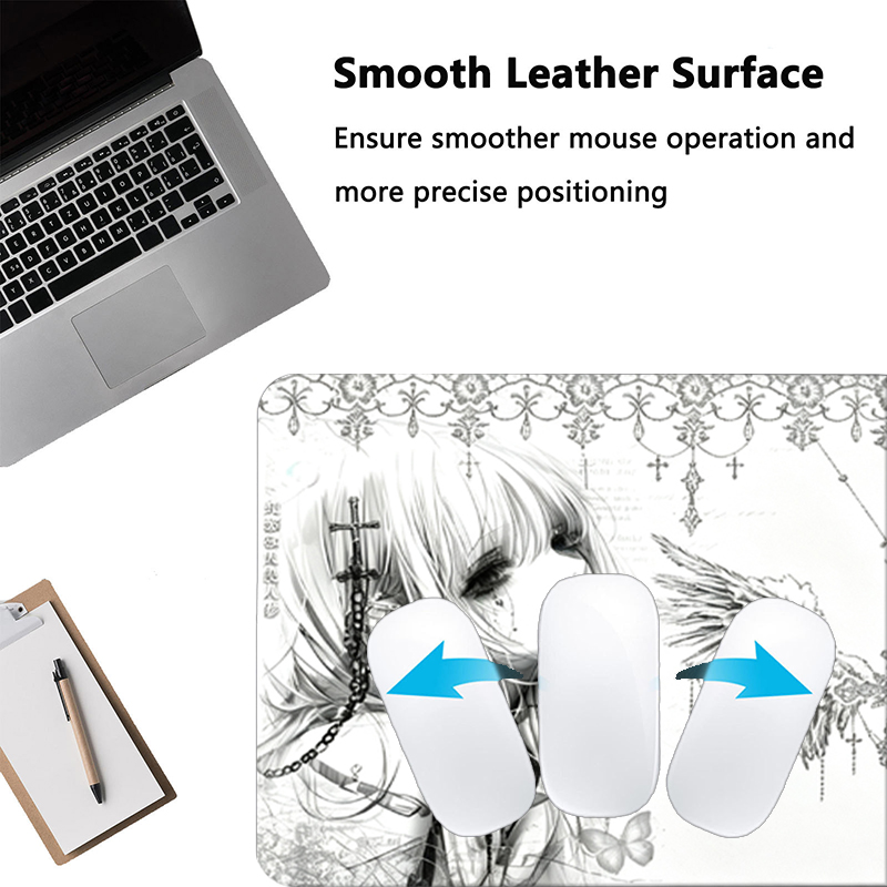 Mousepad de Couro Preto e Bran - Leather Desk Pad avaliação e preço