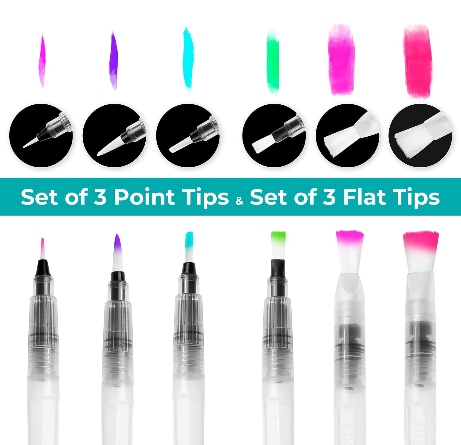 6/12/18 pçs canetas pincel de  - Correction Pen Fine avaliação e preço