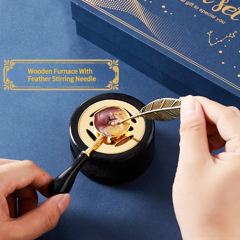 Fogo Estrelado Lacquer Stamp S - Wax Seal Stamp Set avaliação e preço