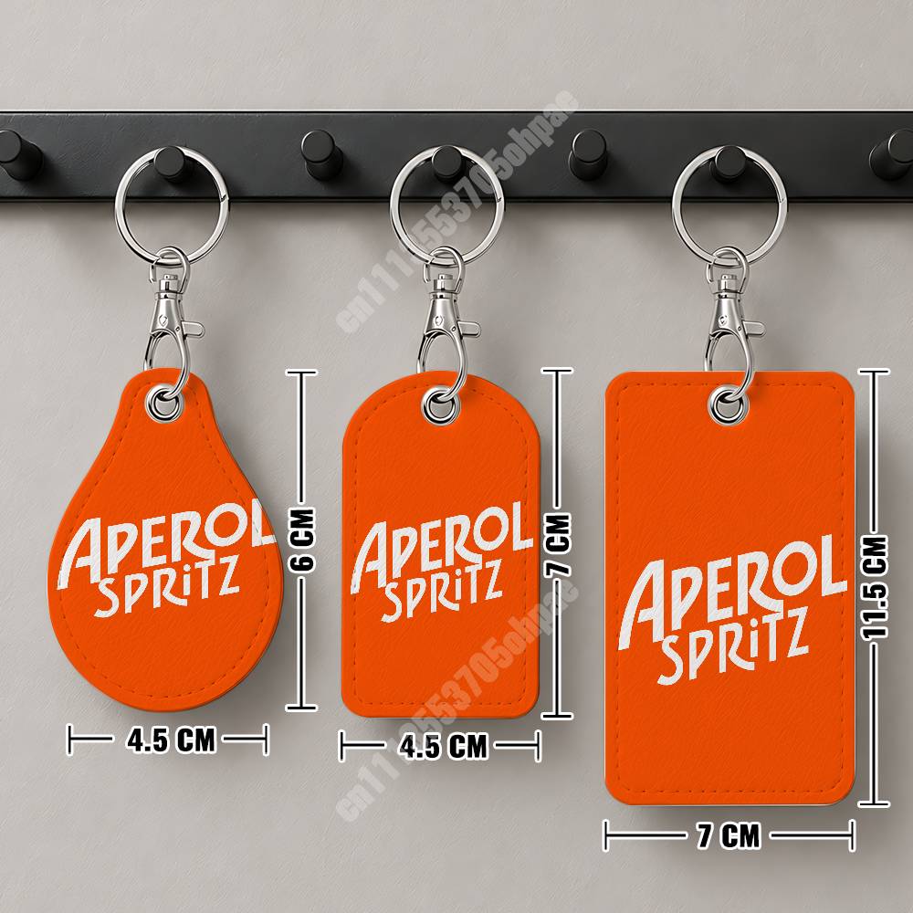 Chaveiro de Couro Laranja Pros - Index Card Holder avaliação e preço