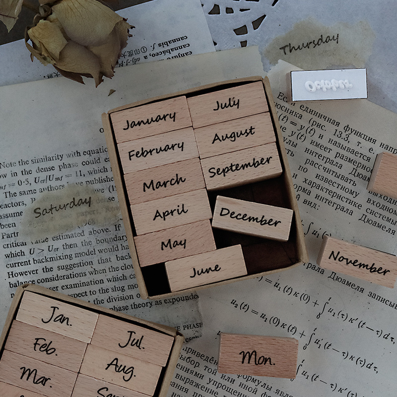 Número árabe dia mês calendári - Rubber Date Stamp avaliação e preço